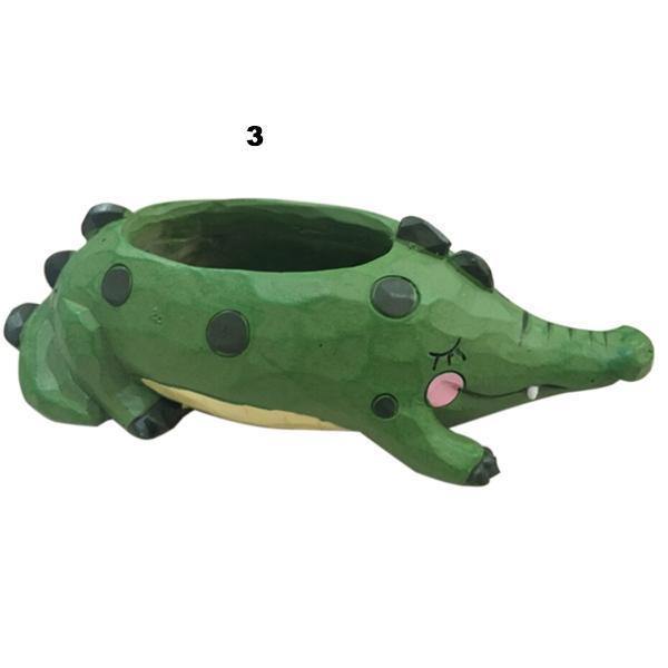 Natural Resin Animal Plant Pot - Nordic Side -