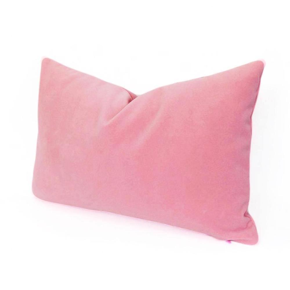 Matte Velvet Baby Pink Blush Cushion - Nordic Side -
