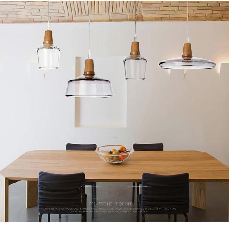 Glass With Wooden Top Light - Nordic Side -
