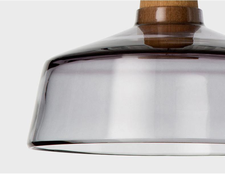 Glass With Wooden Top Light - Nordic Side -