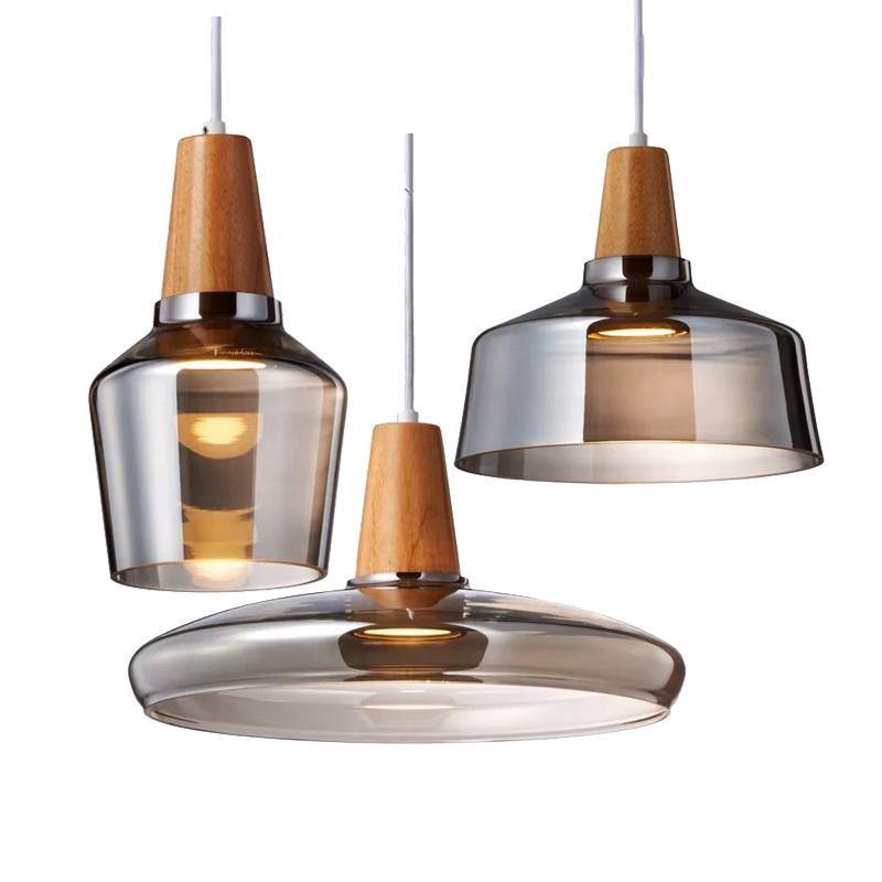 Glass With Wooden Top Light - Nordic Side -