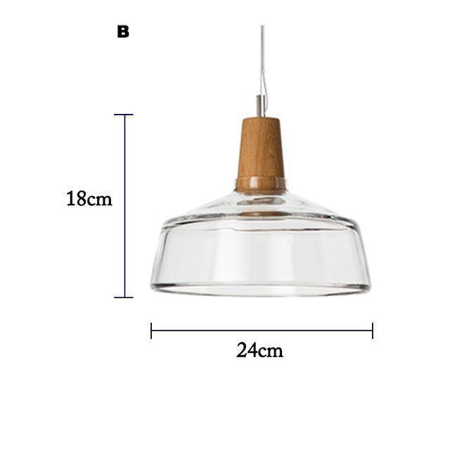 Glass With Wooden Top Light - Nordic Side -