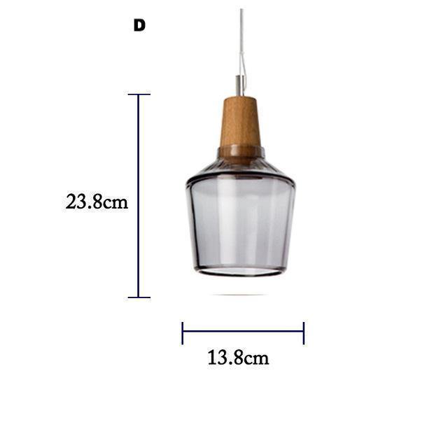 Glass With Wooden Top Light - Nordic Side -