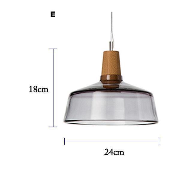 Glass With Wooden Top Light - Nordic Side -