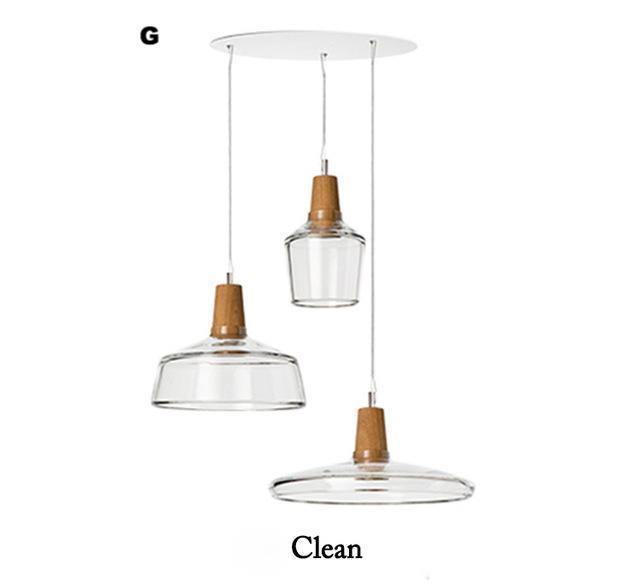 Glass With Wooden Top Light - Nordic Side -