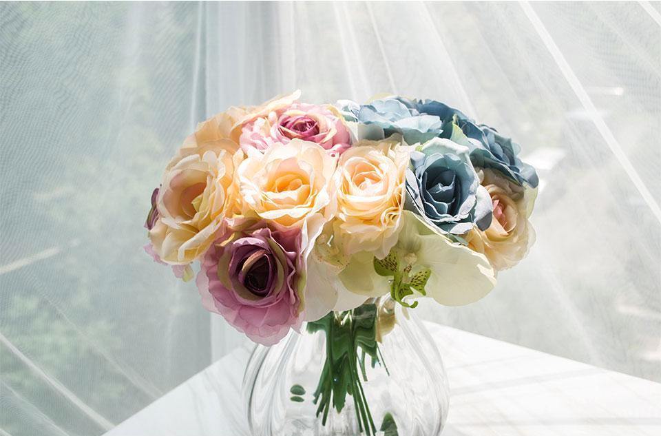 Orchid Rose with Vase - Nordic Side -