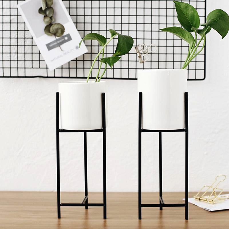 Iron Ceramic Tabletop Vase - Nordic Side -