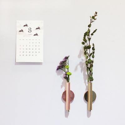 Gold Magnet Wall Vase - Nordic Side -
