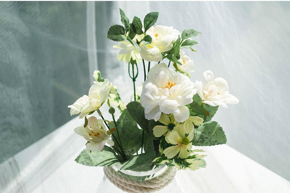 Artificial Tea Rose - Nordic Side -