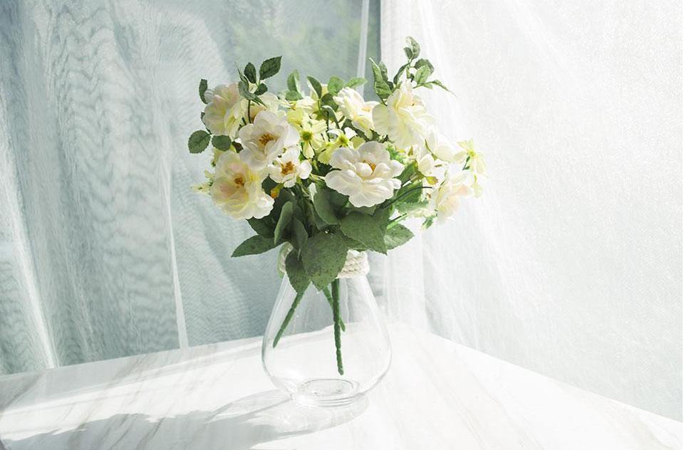 Artificial Tea Rose - Nordic Side -