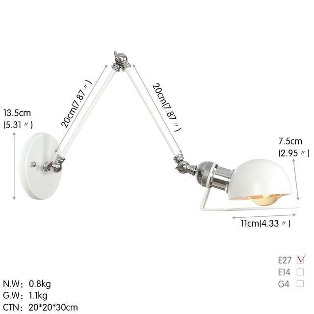 IW Terrane - Swing Long Arm Retro Wall Lights