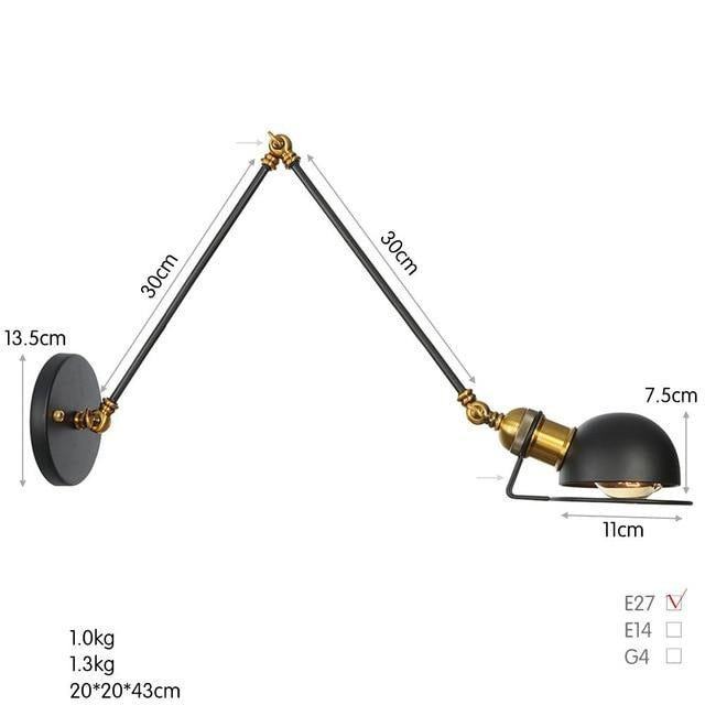 IW Terrane - Swing Long Arm Retro Wall Lights