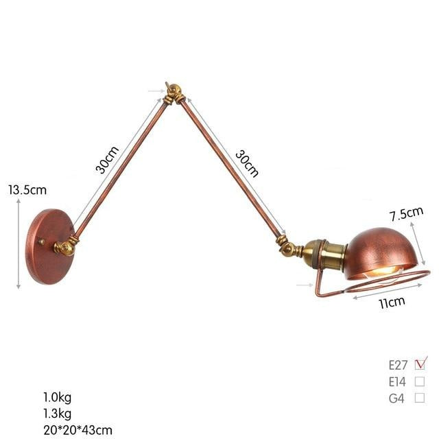 IW Terrane - Swing Long Arm Retro Wall Lights