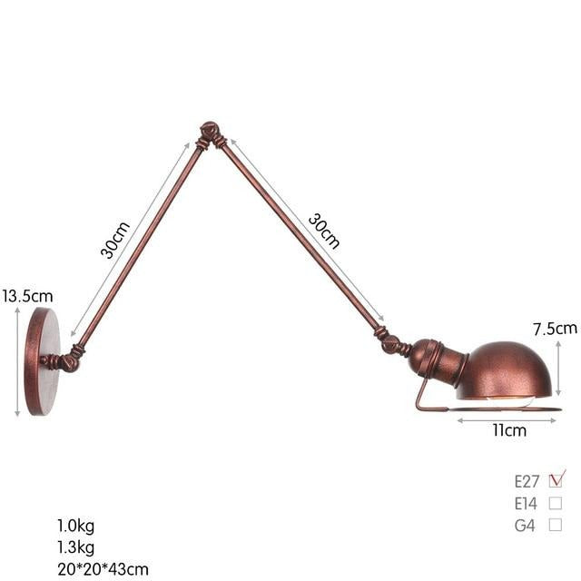 IW Terrane - Swing Long Arm Retro Wall Lights