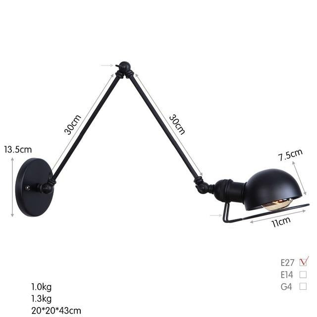 IW Terrane - Swing Long Arm Retro Wall Lights