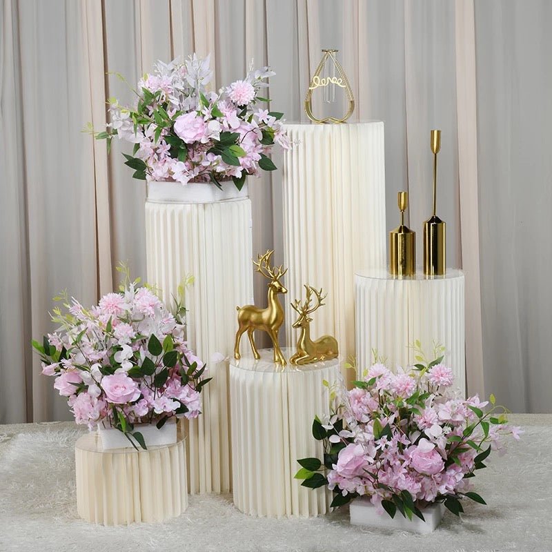 PVC acrylic top paper foldable stands set