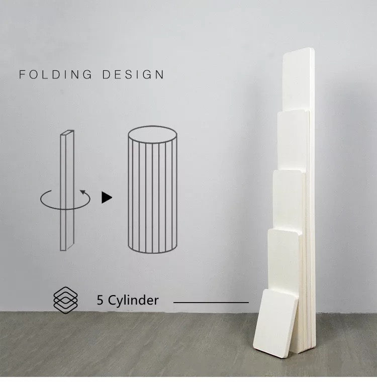 PVC acrylic top paper foldable stands set