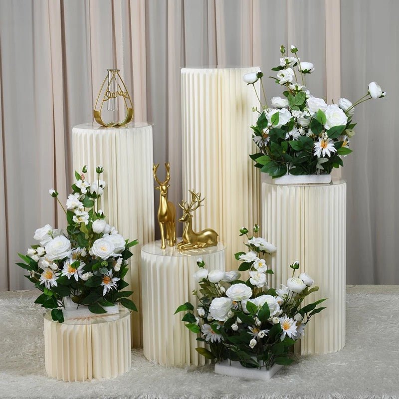 PVC acrylic top paper foldable stands set