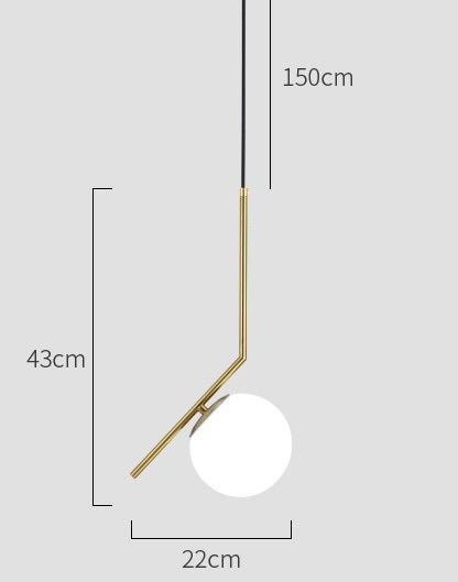 Single pendant ceiling light