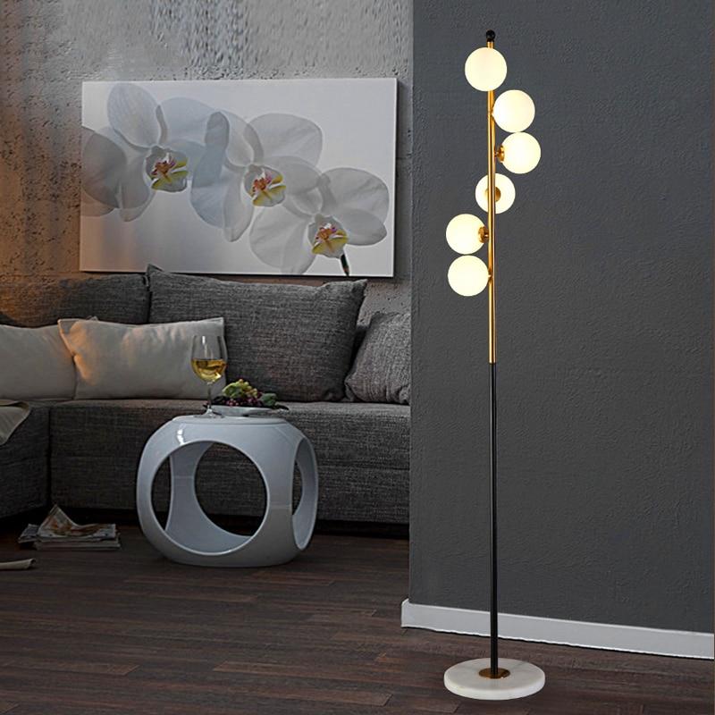 Sofrey Modern 6 Ball Floor Lamp