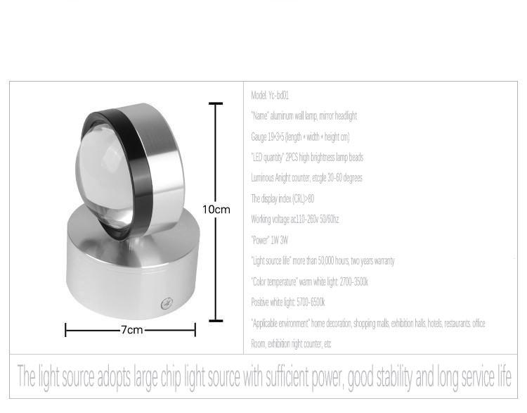 Up & Down RGB LED Indoor Hotel Sconce Light