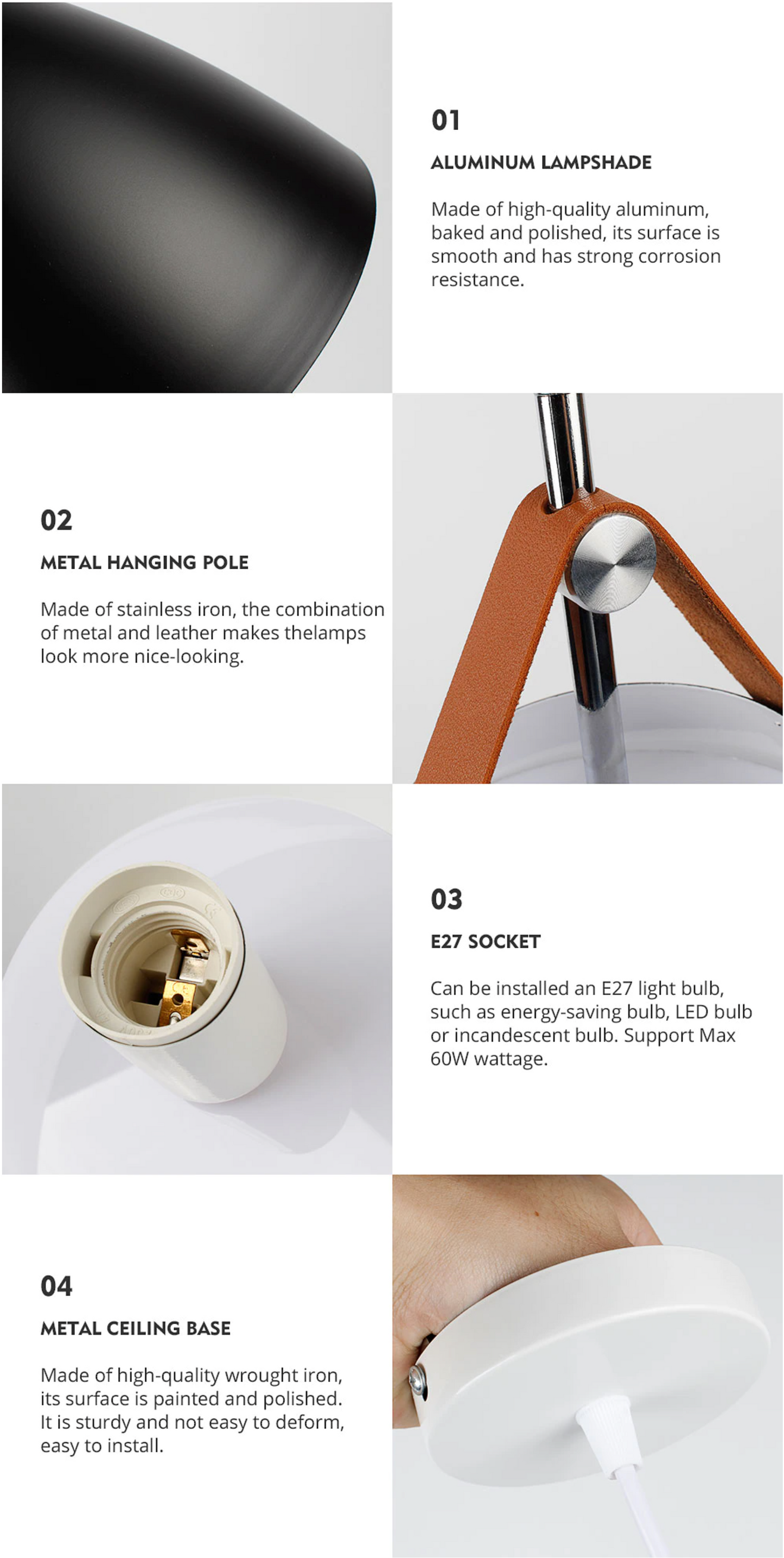 Nordic Modern Pendant Light Fixture