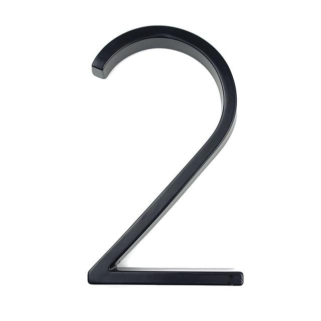 125mm Big Modern House Number Hotel Home Door Number Outdoor Address #0-9