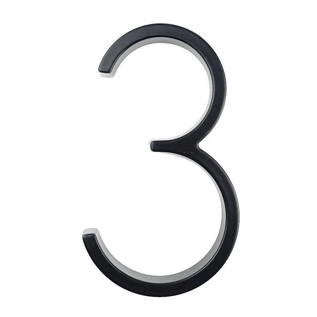 125mm Big Modern House Number Hotel Home Door Number Outdoor Address #0-9