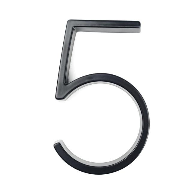 125mm Big Modern House Number Hotel Home Door Number Outdoor Address #0-9