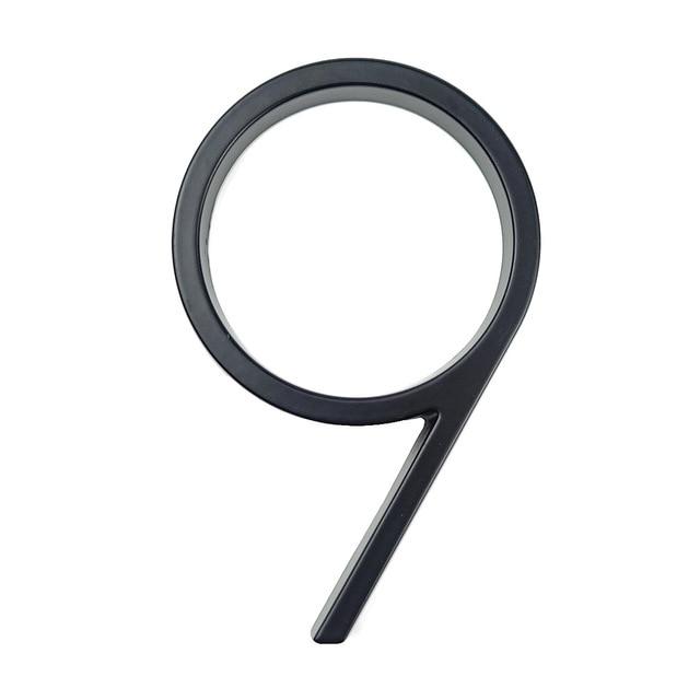 125mm Big Modern House Number Hotel Home Door Number Outdoor Address #0-9