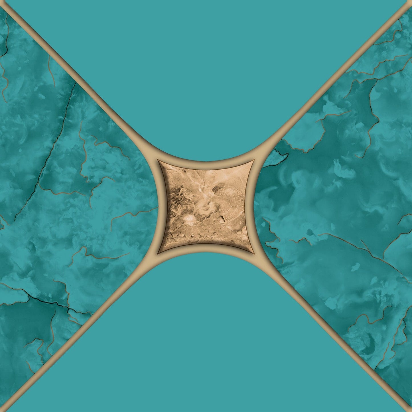 Royal Styled Suede Wall Wallpaper