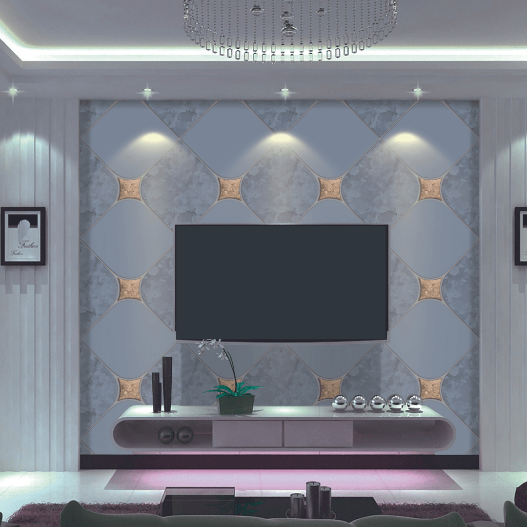 Royal Styled Suede Wall Wallpaper