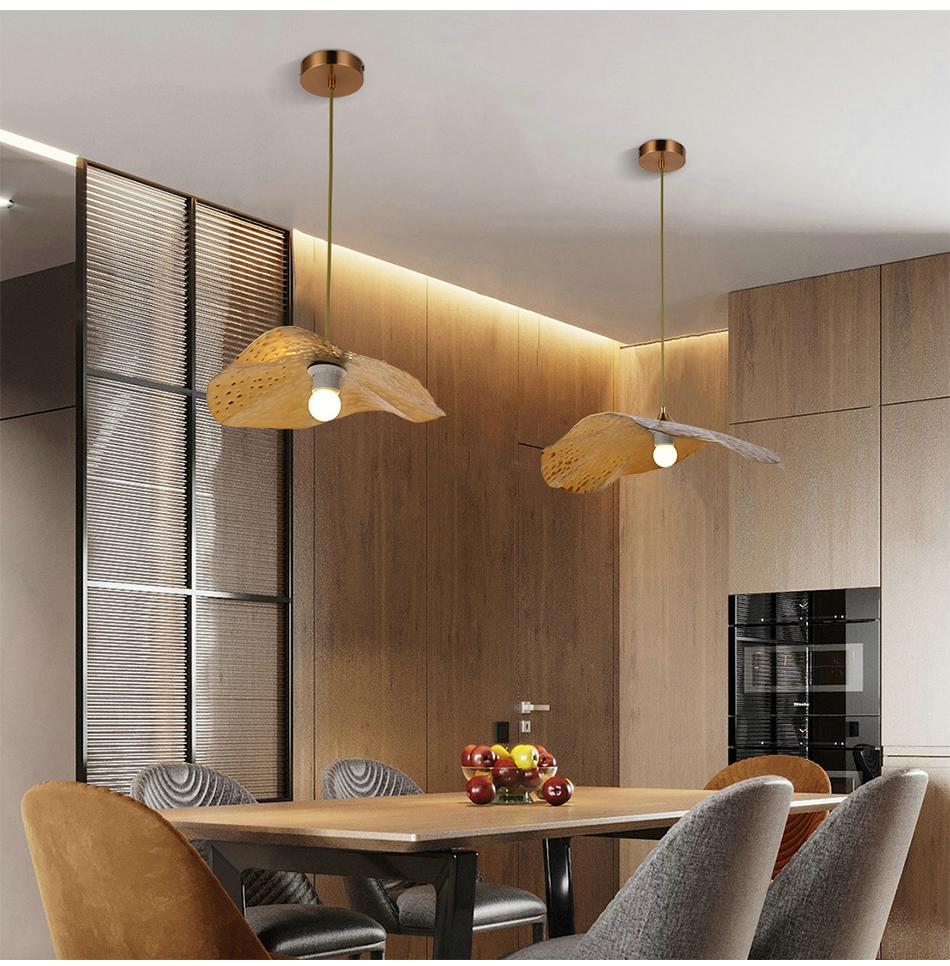 1pc Nordic Creative Single Head LED Gold Pendant Lights