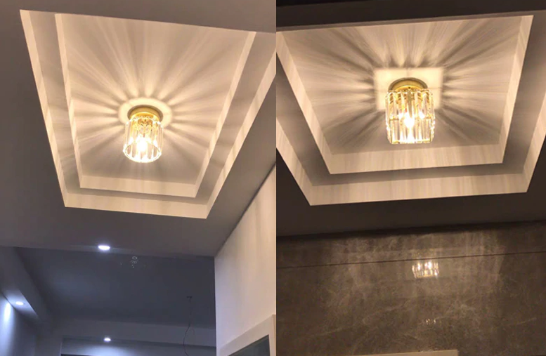 LED Crystal Lampshade Ceiling Lights