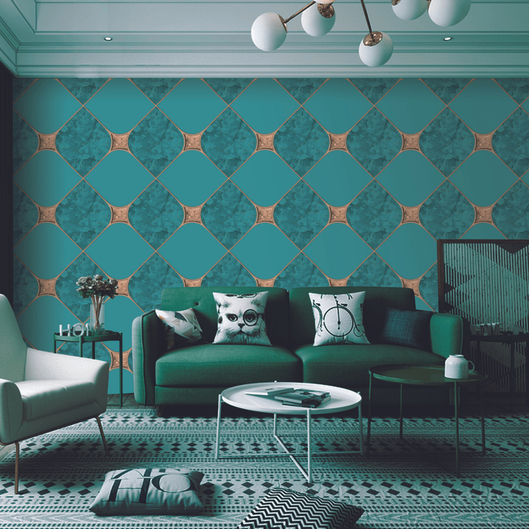 Royal Styled Suede Wall Wallpaper