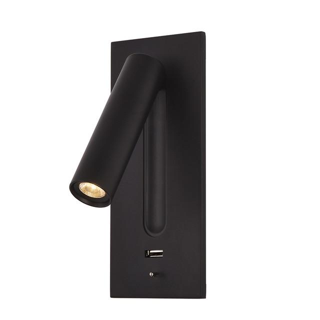 3W Rotating Bedroom Modern Wall Sconce Light - Avenila Select