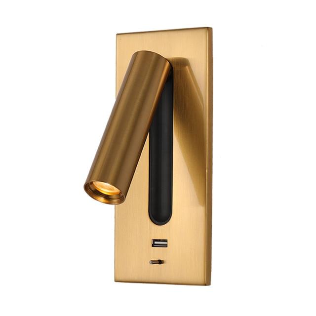 3W Rotating Bedroom Modern Wall Sconce Light - Avenila Select