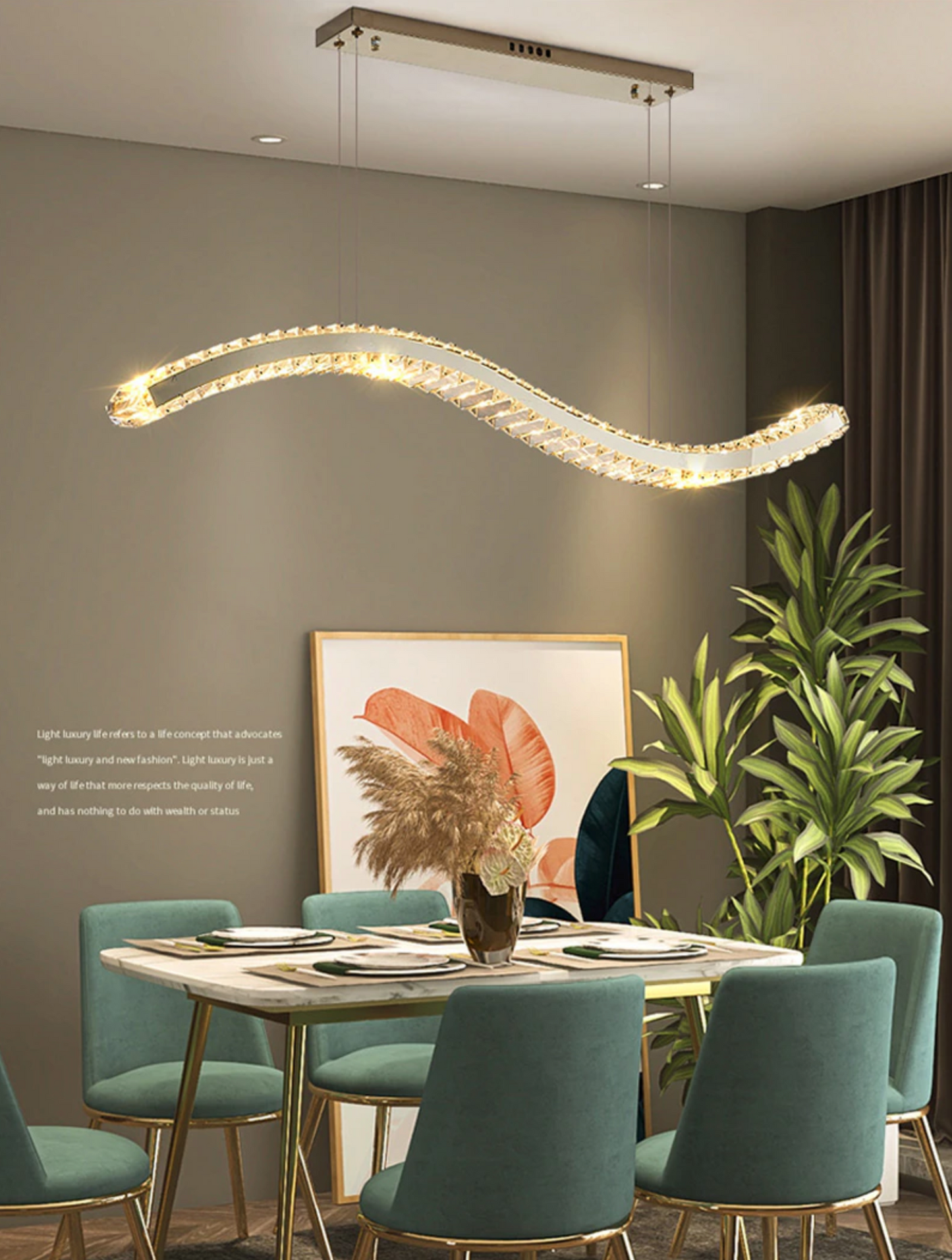 The K9 Wave Pendant Light