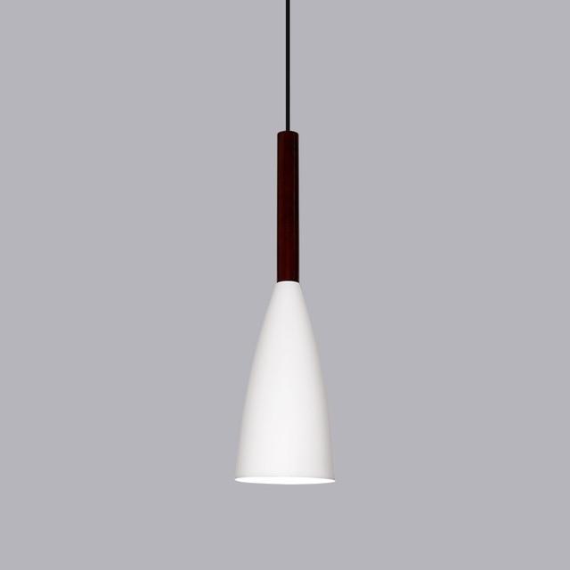Aluminum & Wood Pendant Light
