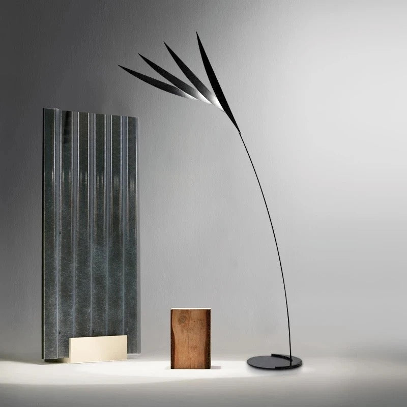 Black floor lamp