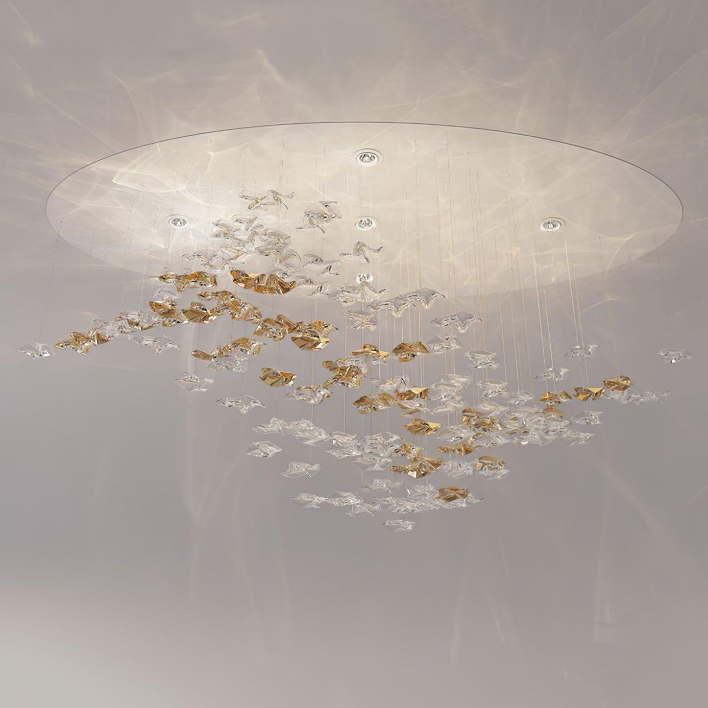 Shahai Chandelier-No Ceiling Plate