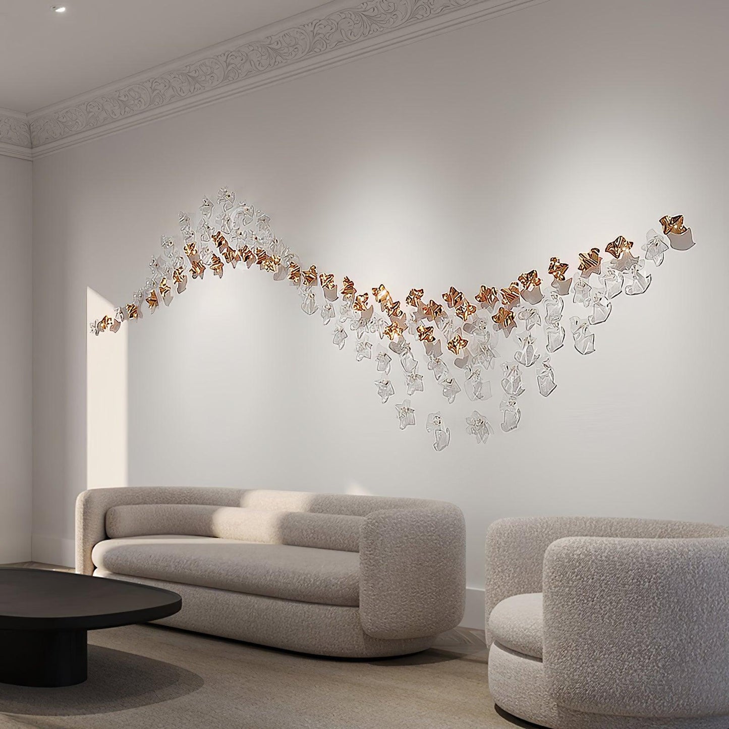 Shahai Chandelier-No Ceiling Plate