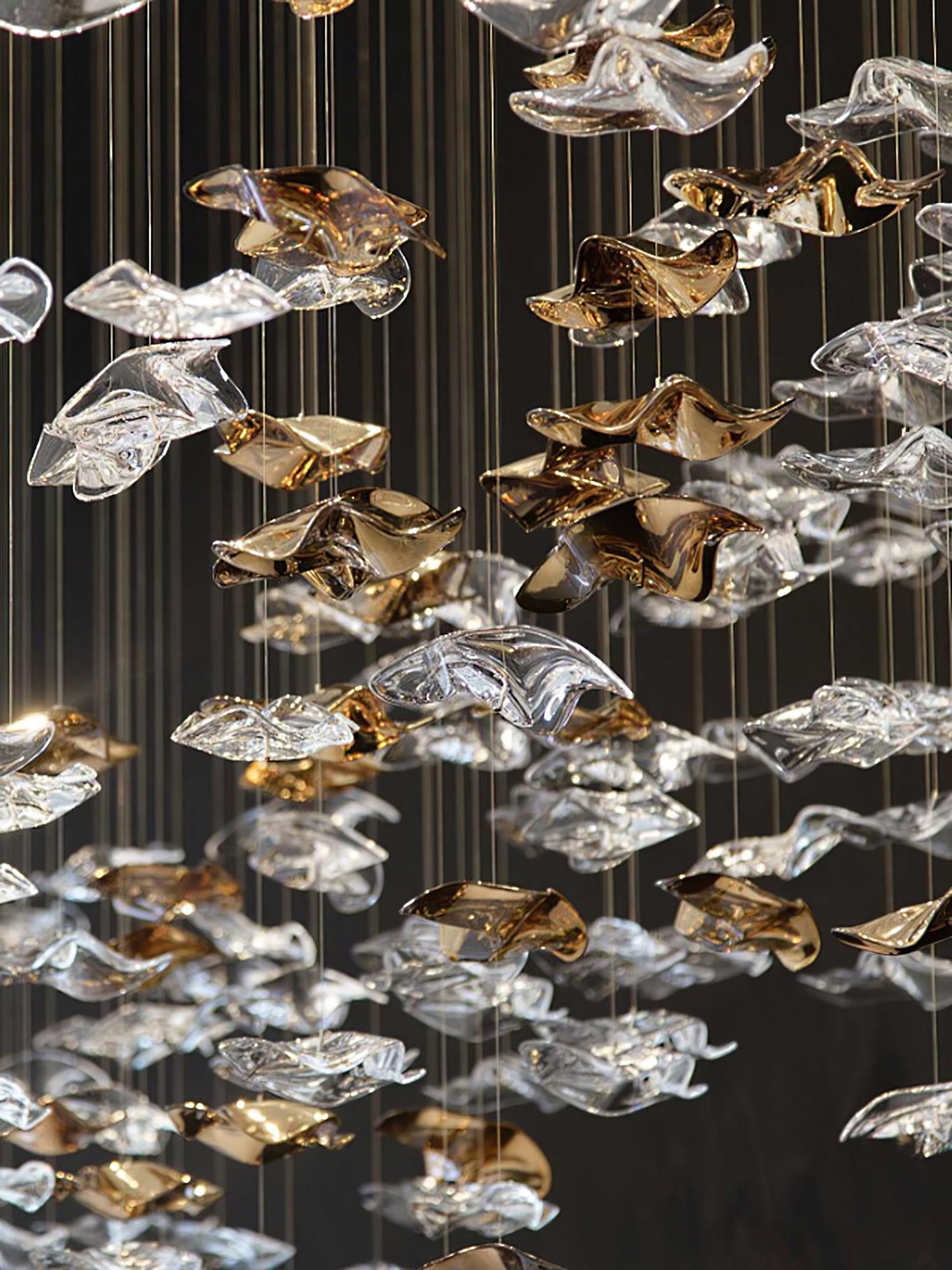 Shahai Chandelier-No Ceiling Plate