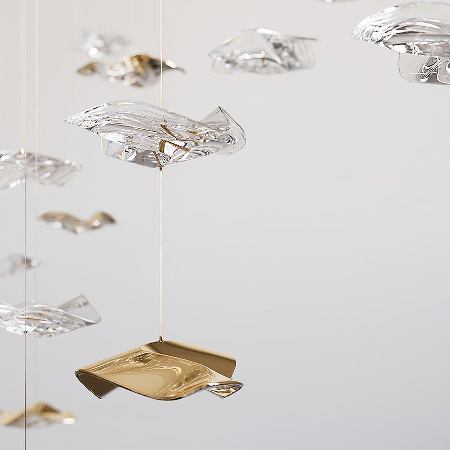 Shahai Chandelier-No Ceiling Plate