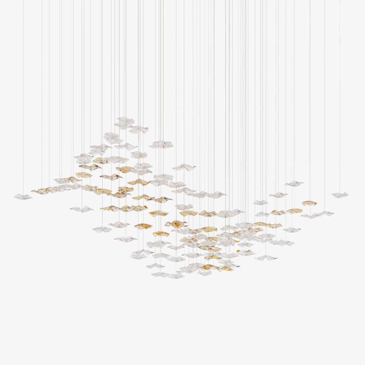 Shahai Chandelier-No Ceiling Plate
