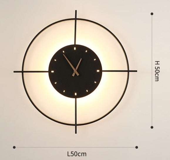 Wall Lamp Clock Accent Light