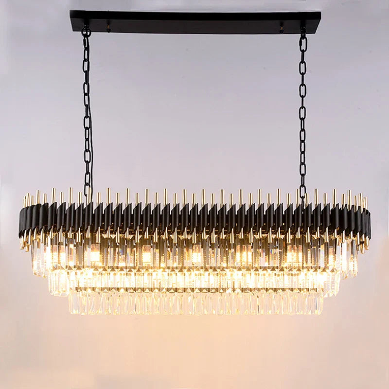 YLK Oval luxury modern crystal chandelier