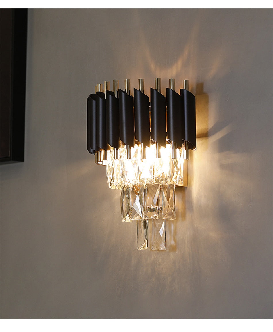 Ylk The Black Lunna Sconce Elegance