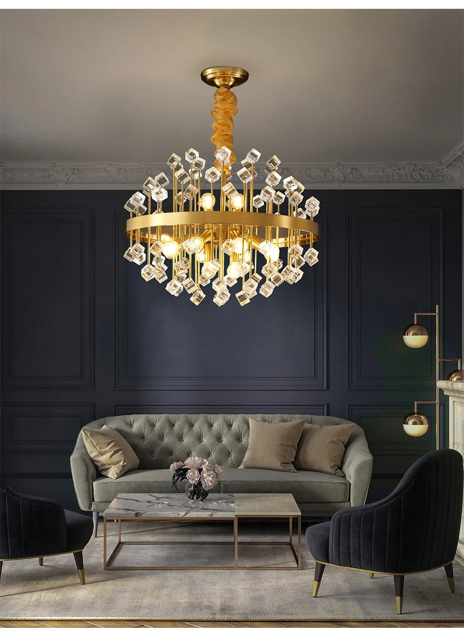 Ylk Vireak Luxury Colorful Chandelier