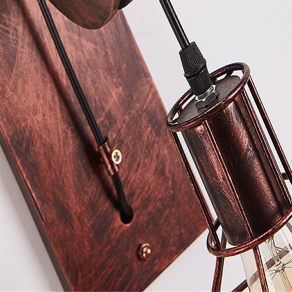 Pulley Vintage Retro Wall Light